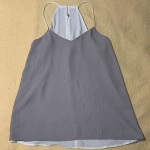 Grayish white Express women’s sleeveless top